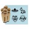 Fiesta Party Pinata Sombrero Cinco De Mayo Rubber Stamp Set for Stamping Crafting Planners